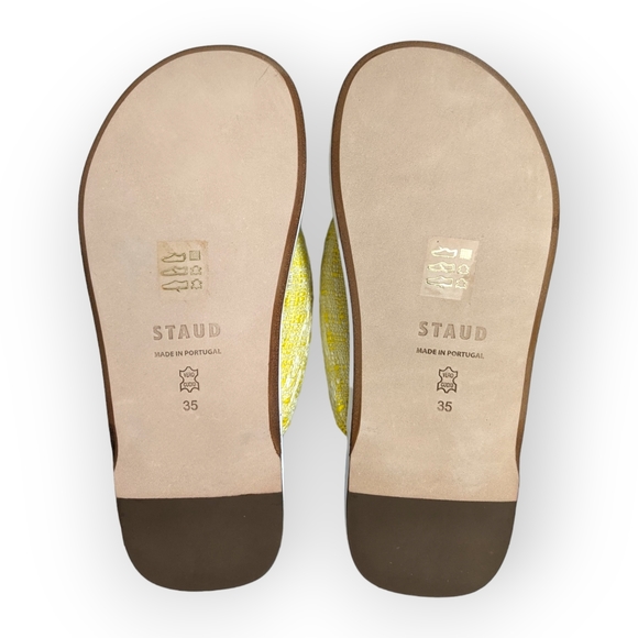 Staud Limone Riba Tubular Sandals, Size 5 - Picture 9 of 9